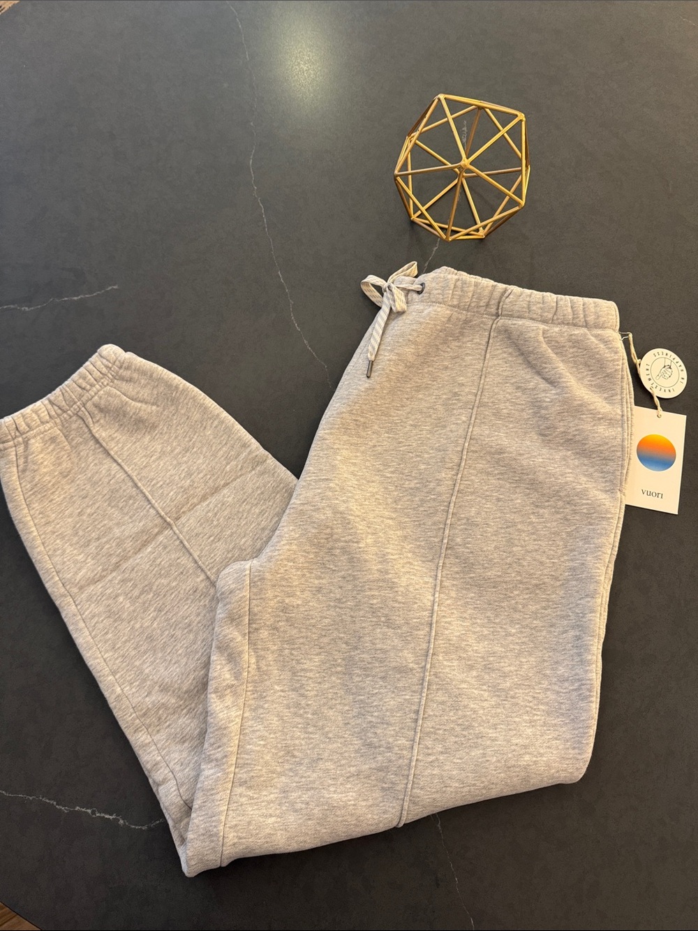 Vuori Restore Jogger Light Heather Grey Women’s XL NWT 🩶